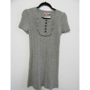 JUICY COUTURE gray sweater dress girls sz 14Y